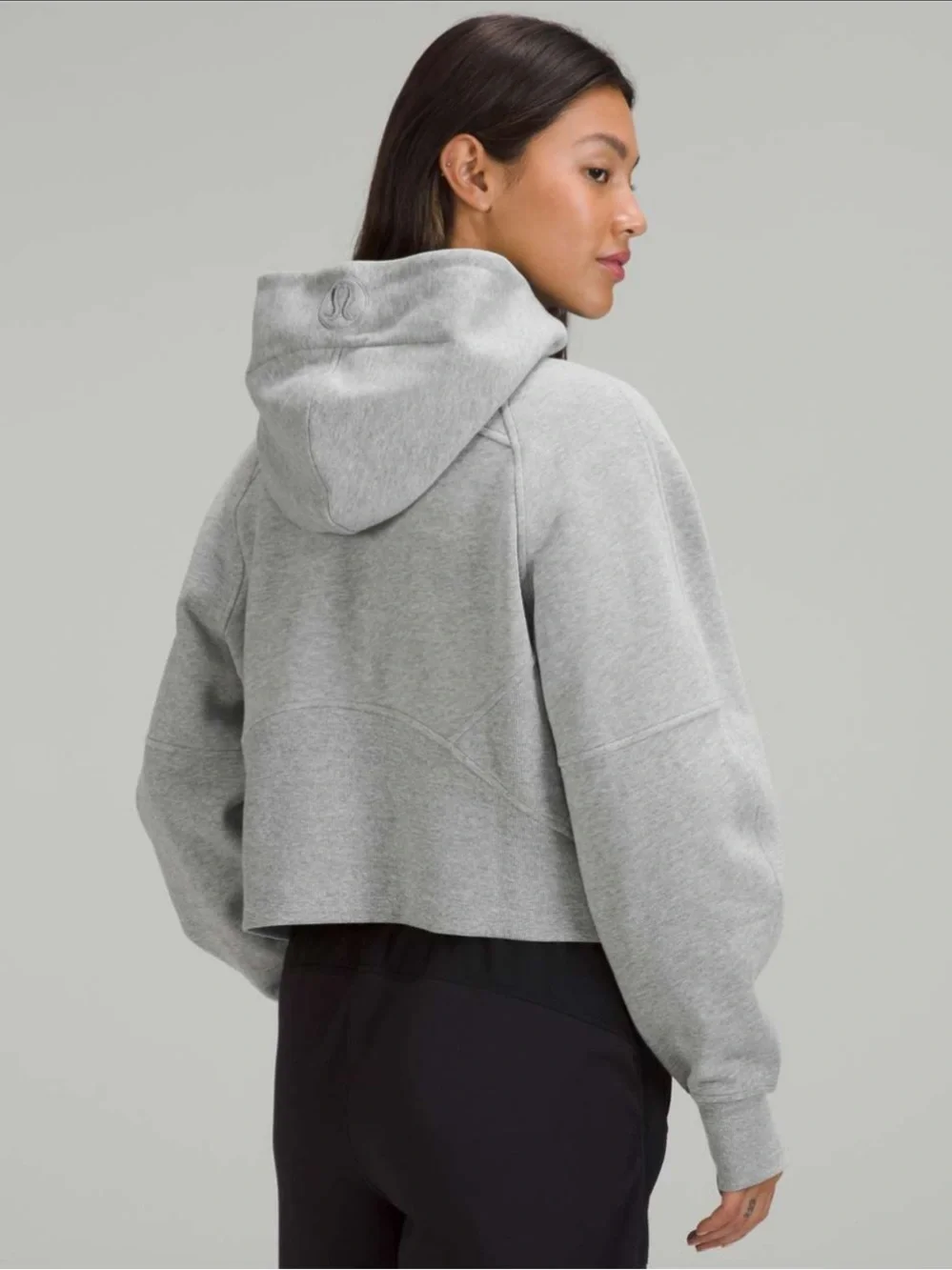 Lululemon Scuba Oversized Half-Zip Hoodie Heathered Core Medium Grey Pullover
